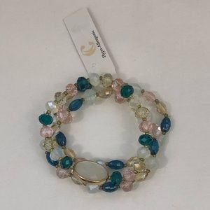 NWT multi colored beaded bracelet
